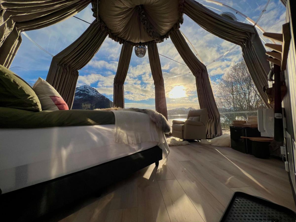 Lofoten Glampingdome Myrland Extérieur photo