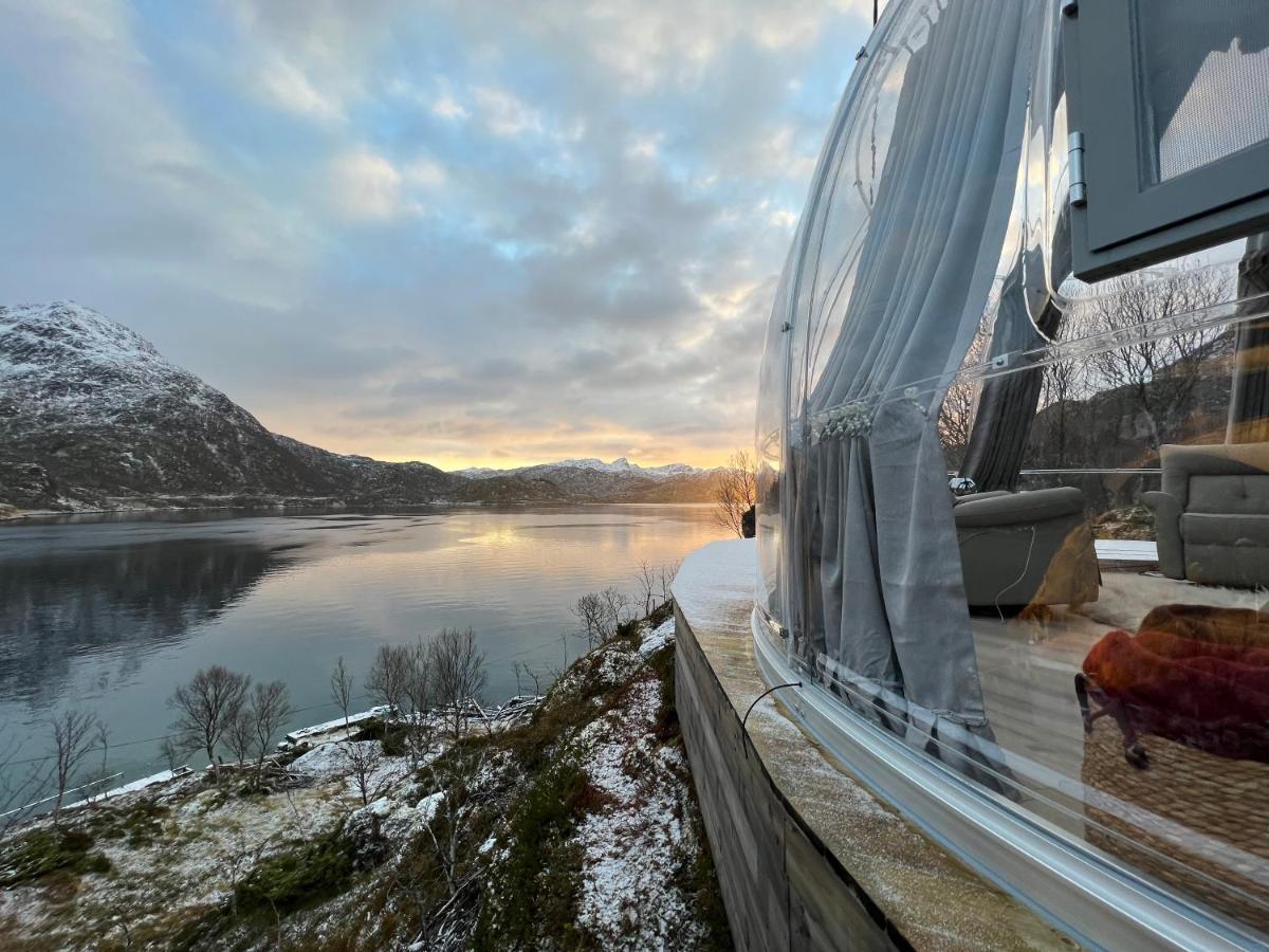 Lofoten Glampingdome Myrland Extérieur photo