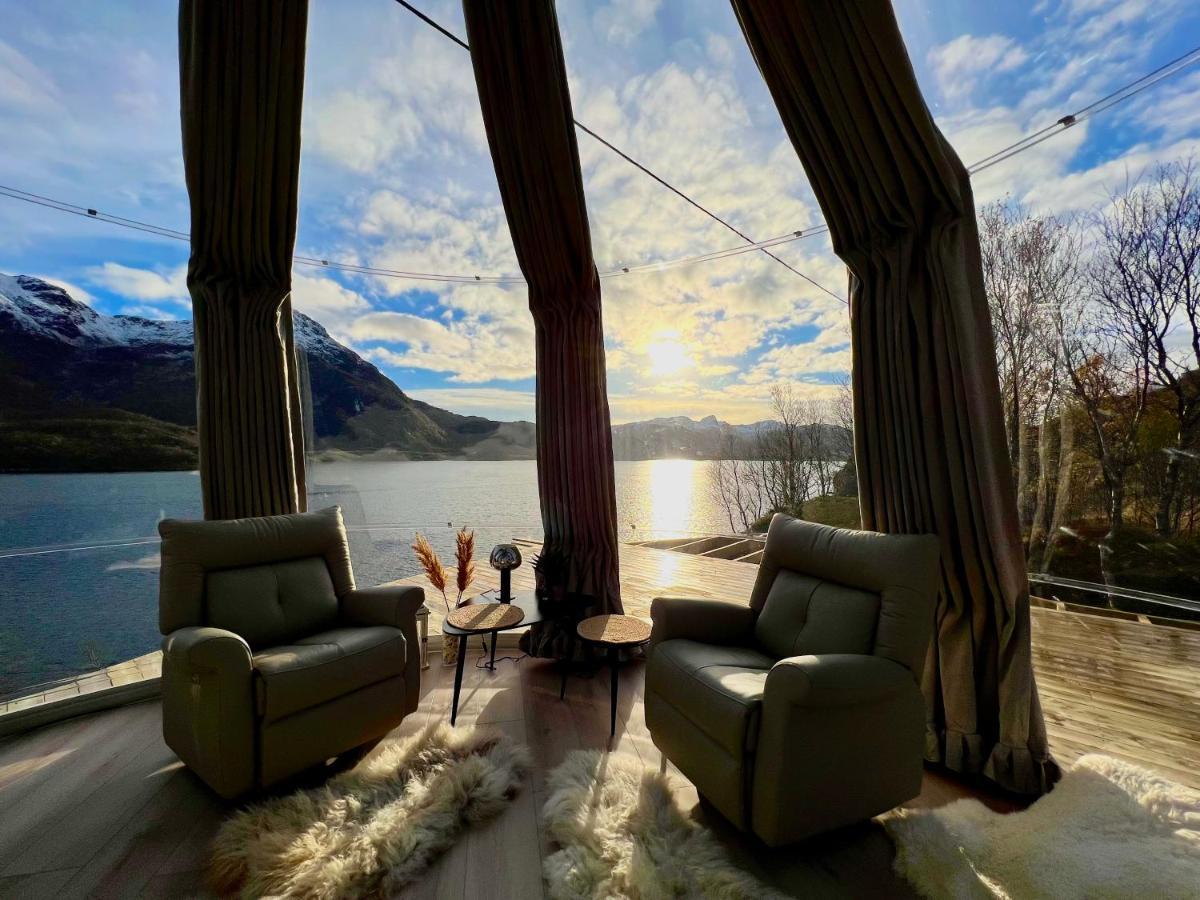 Lofoten Glampingdome Myrland Extérieur photo