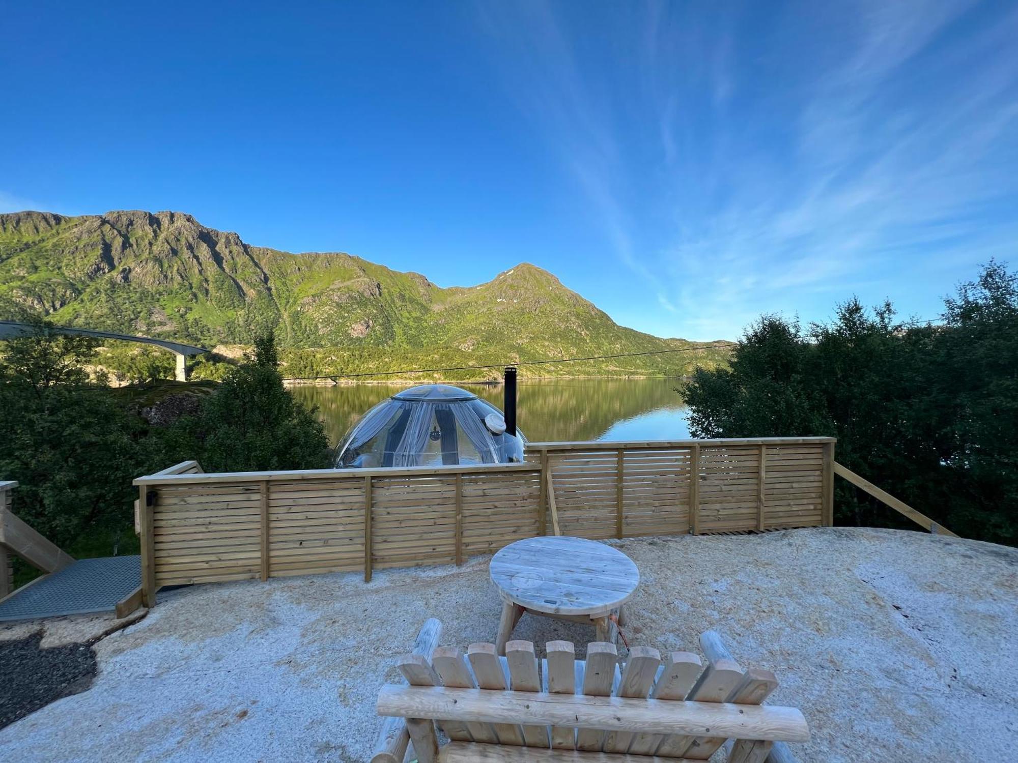 Lofoten Glampingdome Myrland Extérieur photo