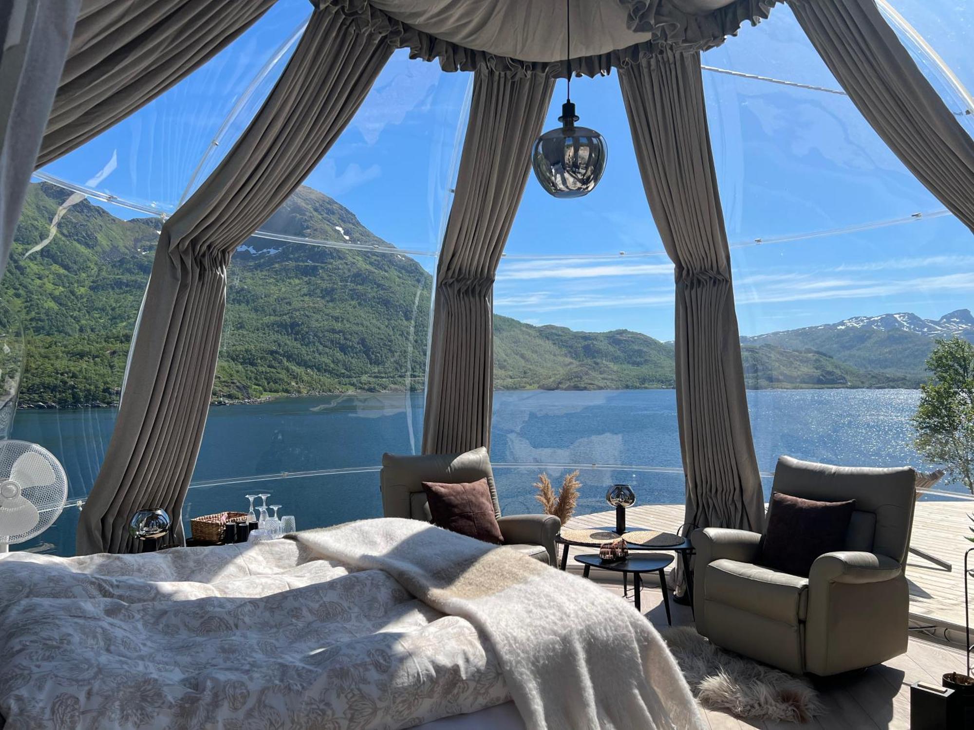 Lofoten Glampingdome Myrland Extérieur photo